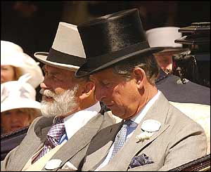 Prince Michael of Kent and the Prince of Wales
