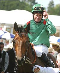 Mick Kinane on Irish challenger Azamour
