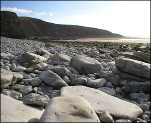 Steve sent in this image from Southerndown beach, near Ogmore
