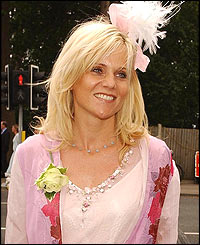 Linda Barker in this season's hottest colour