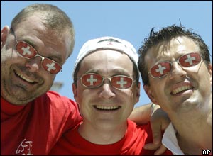 Swiss fans in Portugal