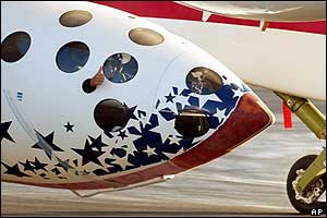 SpaceShipOne's pilot Mike Melvill