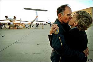 Mike Melvill and his wife