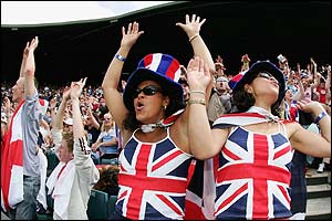 The Centre Court crowd