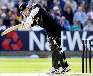 Scott Styris flicks the ball to leg