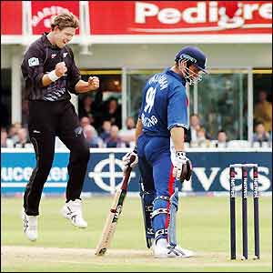 England are reduced to 35-2 as the openers fail to impress