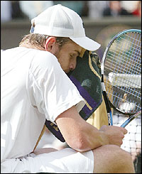 Roddick is almost beaten 