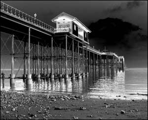 An unusual shot of Penarth Pier, from Freddy Hansen in Cardiff