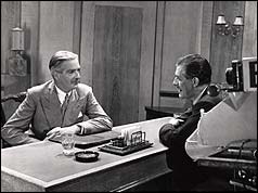 Anthony Eden speaking at the first Party Political Broadcast on the BBC, 1951