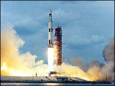 Skylab I on launchpad