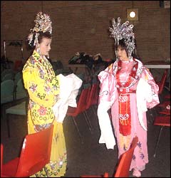 Backstage at the eisteddfod