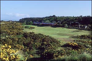 The 11th fairway at Troon
