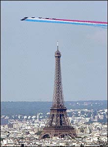 Jets over Eiffel Tower