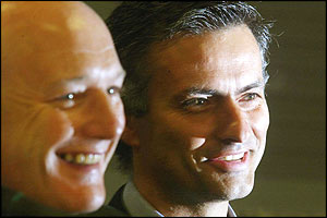 Peter Kenyon and Jose Mourinho