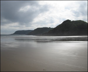 Peter Jenkins took this view of Caswell Bay while visiting his family in Swansea