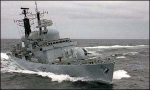 HMS Newcastle is one of the Royal Navy's longest serving destroyers and has seen action in the Gulf and Kosovo