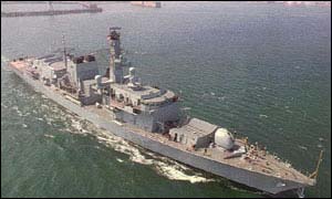 Launched by Princess Margaret in 1987, HMS Norfolk has seen action in Sierra Leone