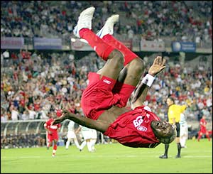 Liverpool's Djibril Cisse