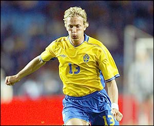Sweden's Erik Edman