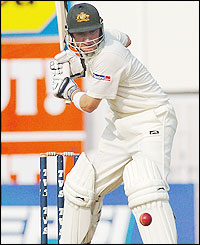 Clarke needs the tail to stay with him as he tries to get the visitors to 400