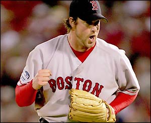 Lowe gives up just three hits while striking out four and walking one