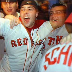 Boston fans party long into the night as the thought of victory sinks in