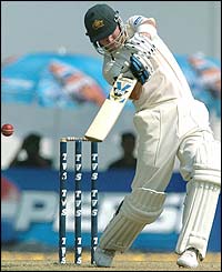 Michael Clarke dominates the Indian attack