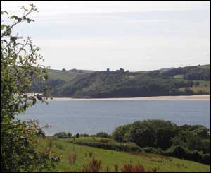 Llanstephan taken from the Ferryside side of the Towy Estuary (Nick Morgan)
