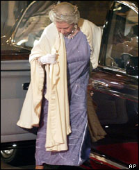 The Queen attends a state banquet at the Berlin's Zeughaus, where German dictator Adolf Hitler honoured Nazi heroes during World War II
