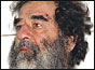 Saddam Hussein after capture