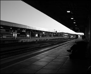 Platform 2 at Cardiff Central, waiting for the Paddington train (Kyle Jones)