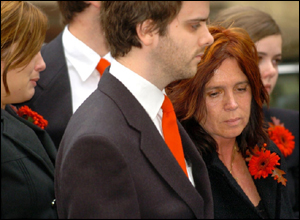 Sheila Peel, widow of John