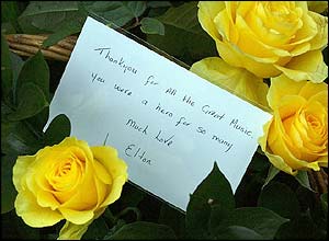 Sir Elton John's wreath