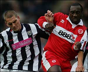 Darren Purse and Jimmy Floyd Hasselbaink