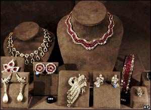 The jewellery collection belonging to Maria Callas