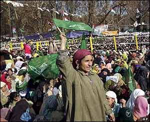 Audience in Srinagar