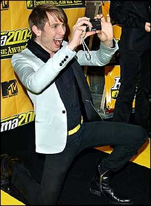 Franz Ferdinand singer Alex Kapranos at MTV Europe Music Awards