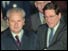 Serb leader Slobodan Milosevic and US Assistant Secretary of State Richard Holbrooke