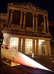 Concorde nose at Buckingham Palace