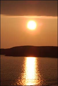 Chris Talbot from Haverfordwest in Pembrokeshire took this at Newgale beach
