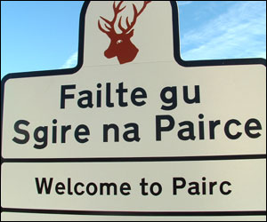 Pairc sign