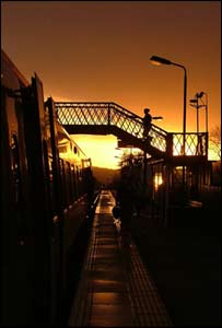 Richard Thomas took this shot of Machynlleth railway station while on a trip to climb Cader Idris