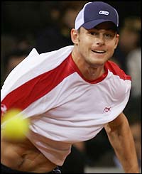 Andy Roddick faces Spain's Rafael Nadal