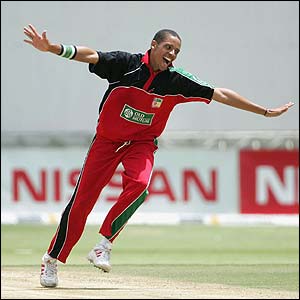 Edward Rainsford Rainsford picks up his second wicket