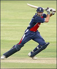 Michael Vaughan in action