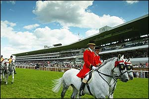 Ascot racecourse before the start of its redevelopment