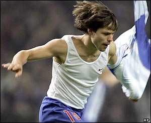 Diego celebrates after scoring a fine goal for Porto