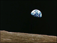 Earthrise photo taken by Apollo 8 astronauts