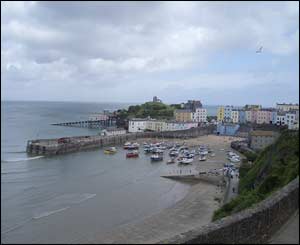 A picturesque view of Tenby harbour, as sent in by Brian Marshall