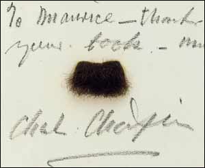 Chaplin's moustache